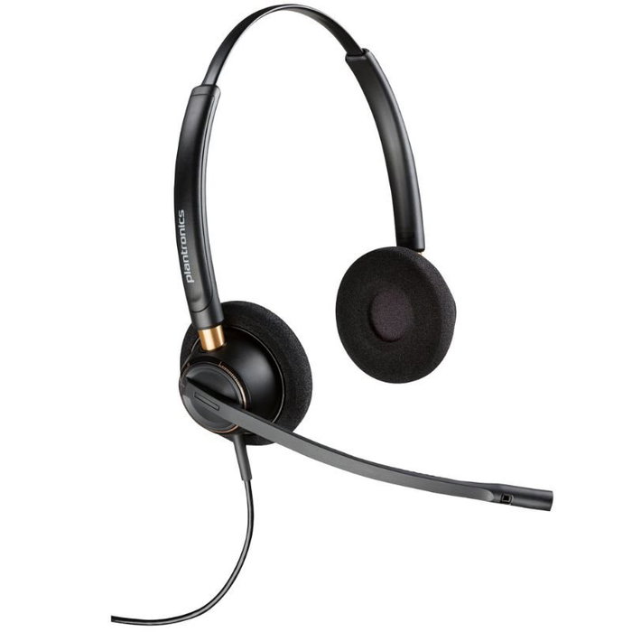 HP Poly EncorePro 520 Binaural Headset con Quick Disconnect - Negro HP Poly EncorePro 520 Binaural Headset con Quick Disconnect - Negro